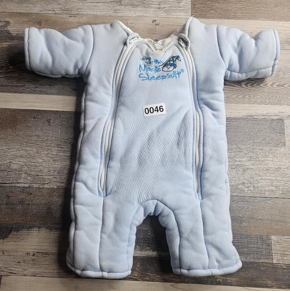 Baby Merlin's Magic Sleepsuit Small Blue Sleepsack Sleep Sack 3-6 Months